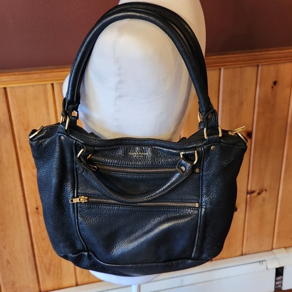 Deadly Ponies Mr Fill n Zip Twist Leather Bag Designer Rare Find - Picture 1 of 11